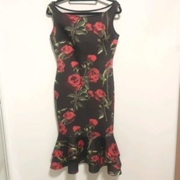 YaYa & Co. Floral Sleeveless Dress | L - Picture 2 of 6